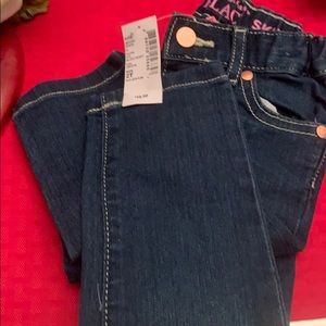 Girls blue skinny jeans